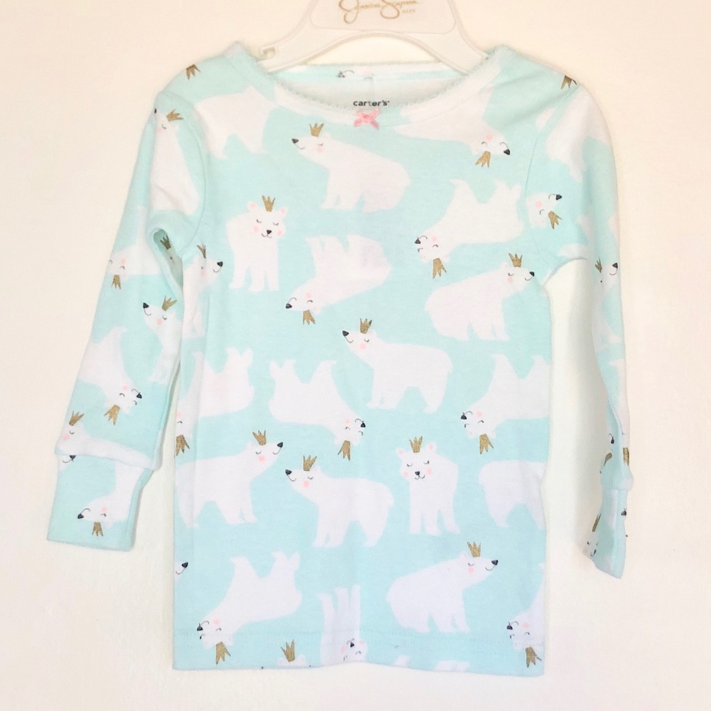 NEVER WORN Carter's Girl's Pajama Top 12 Months